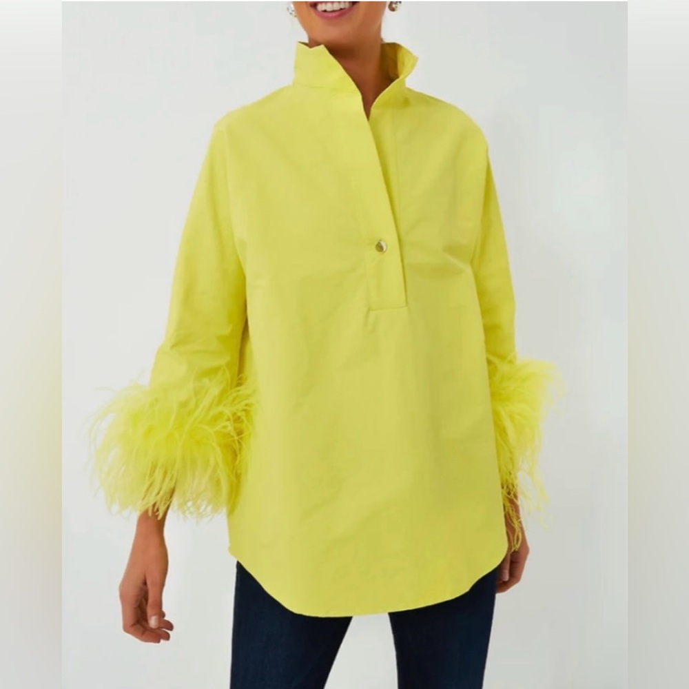 Tuckernuck - Citron Feather Willow Blouse